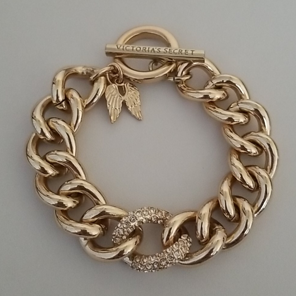 Victoria's Secret Rhinestone Chain Bracelet